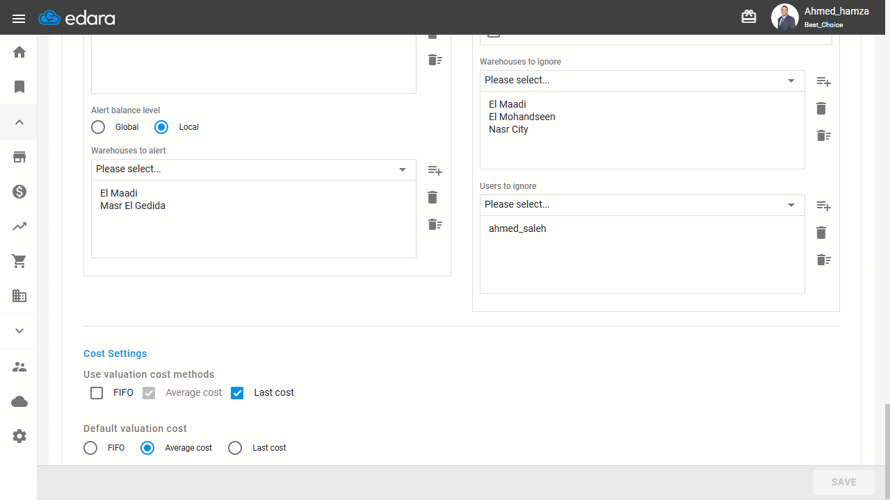 2. Using the Estimated Profit Icon — The following image is an example: