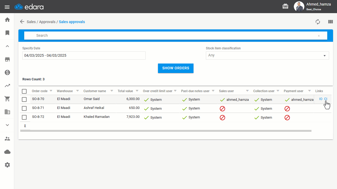 Saving Issue Offerings Document — Click on "Save".