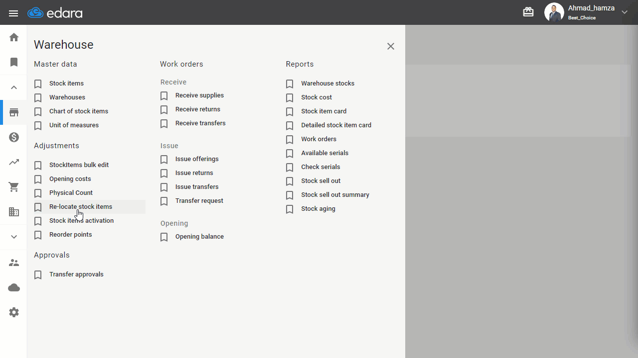 Reactivating Stock Items — Click "Activate"