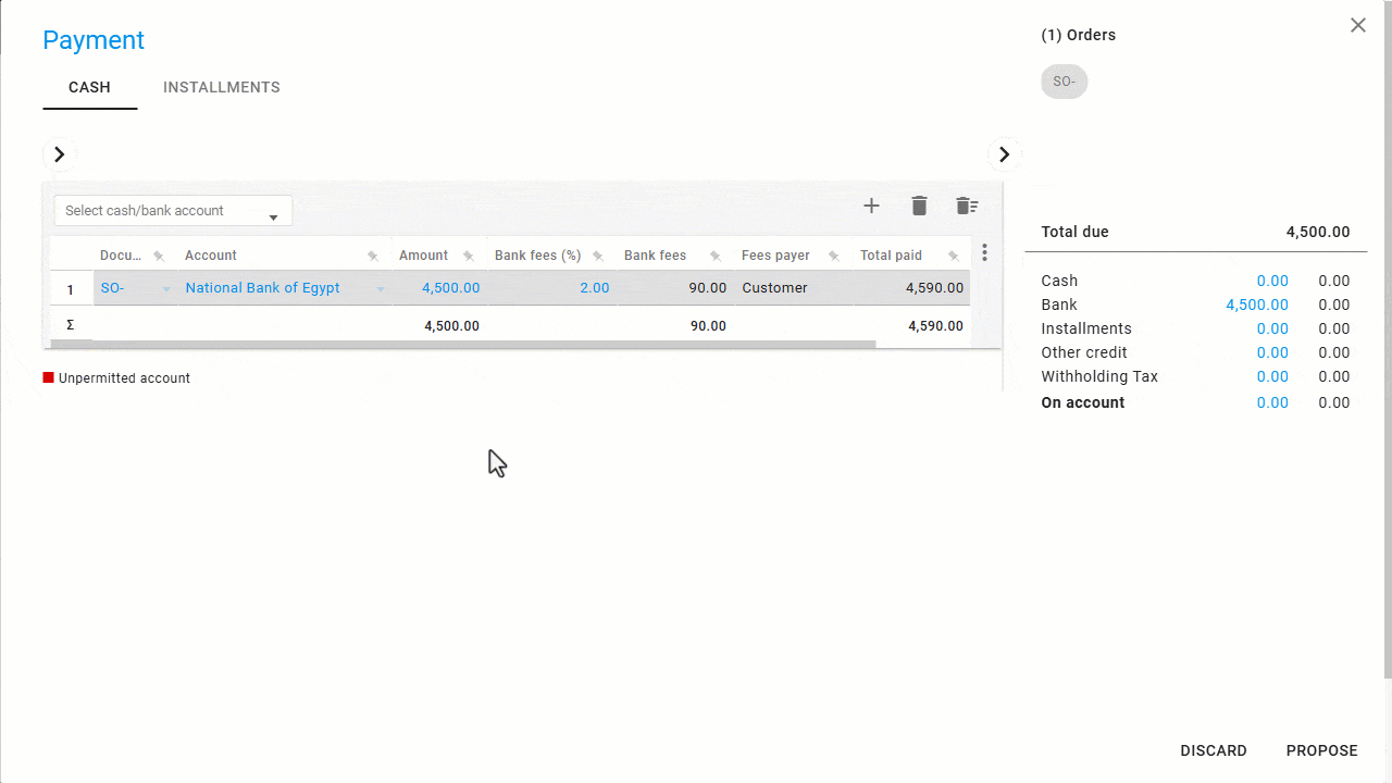 Automated Accounting Processing of Bank Fees — If the customer bears the bank fees, the Total Paid will include both the…