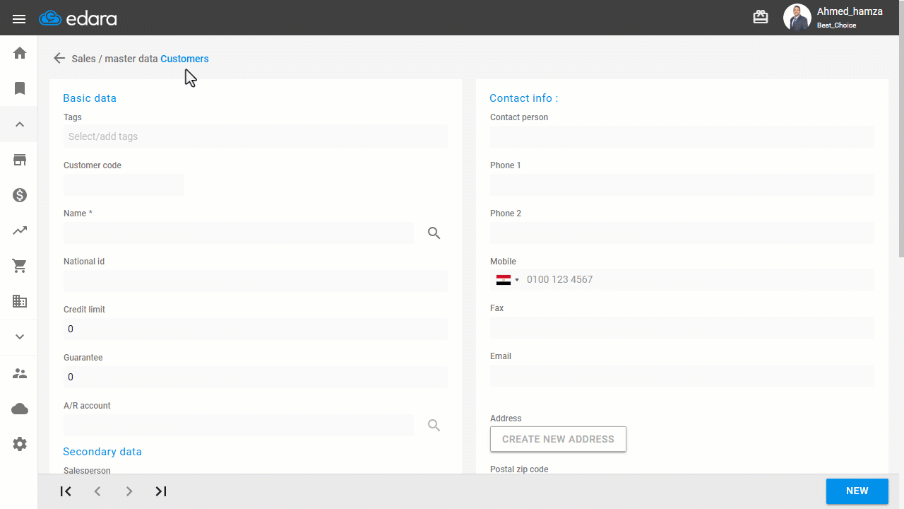 Method 1: From the Customer Page — Click on “Update”.
