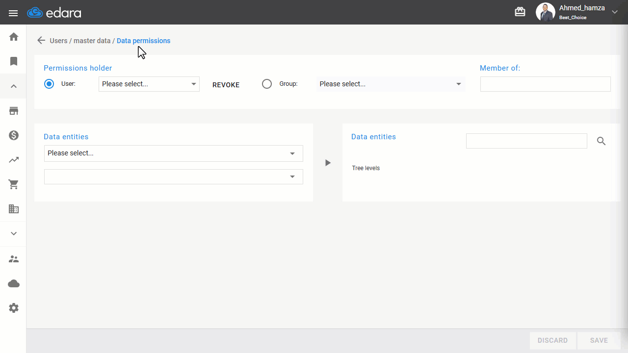 Steps to Grant Conditional Permissions to Users — Click “Save.”