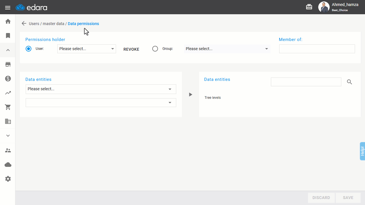 Granting Permission to Access a Bank Account — Click on “Save”.