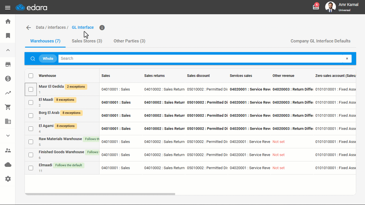 Setting Company-Level Account Defaults — Any changes made to the company defaults are applied directly to all warehouses…