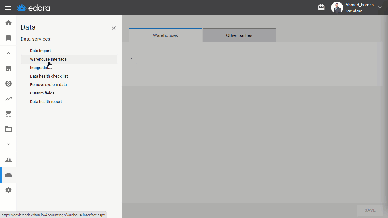 Define a Default Account for Zero Sales — Click "Save"