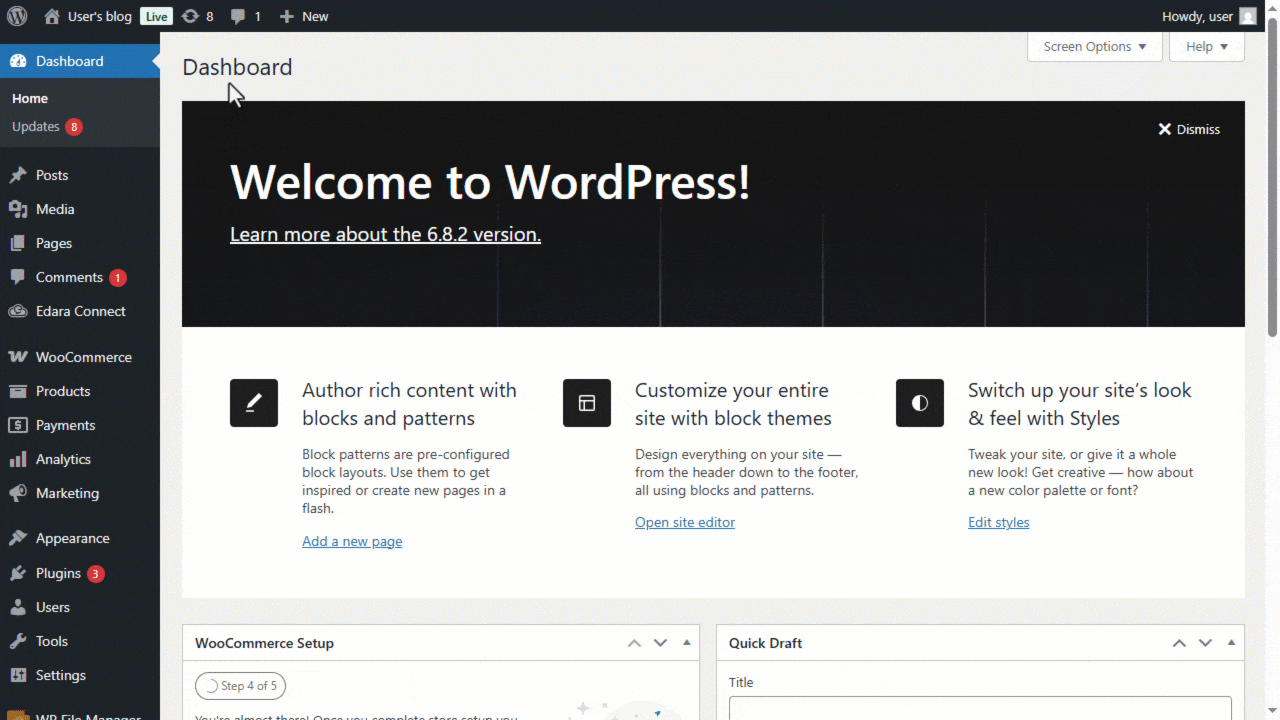 Adding a New Product in WooCommerce — Click on ”Publish”.