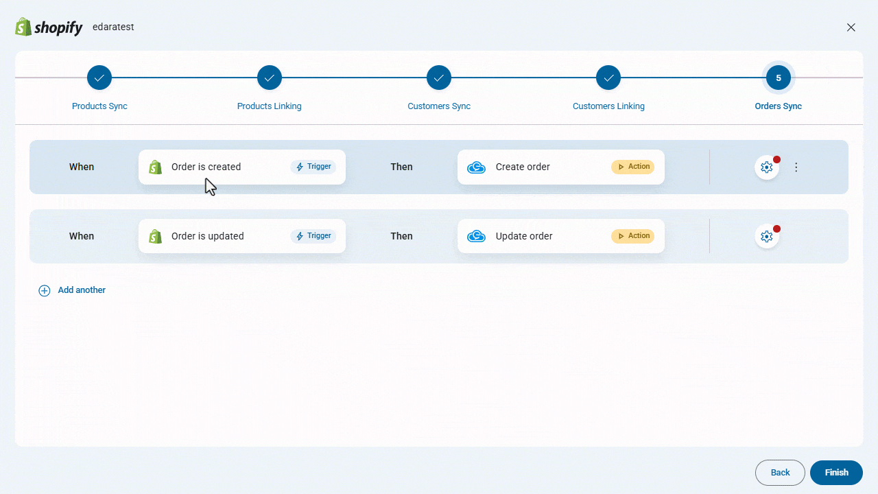 Syncing Sales Orders Between “Edara” and “Shopify” — From the “Line Item Details” section: Select the service item…