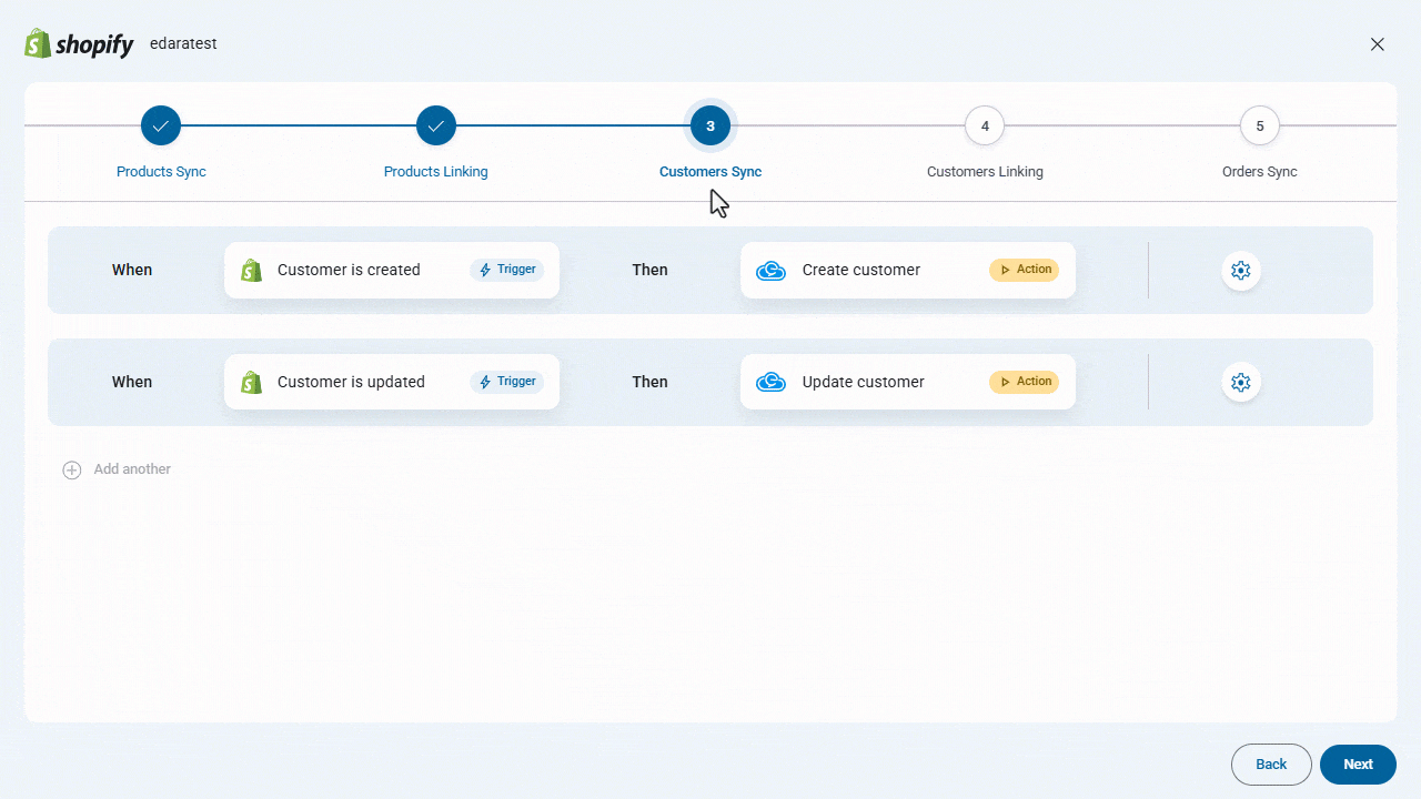 Syncing Customers Between “Edara” and “Shopify” — Click on “Save”.