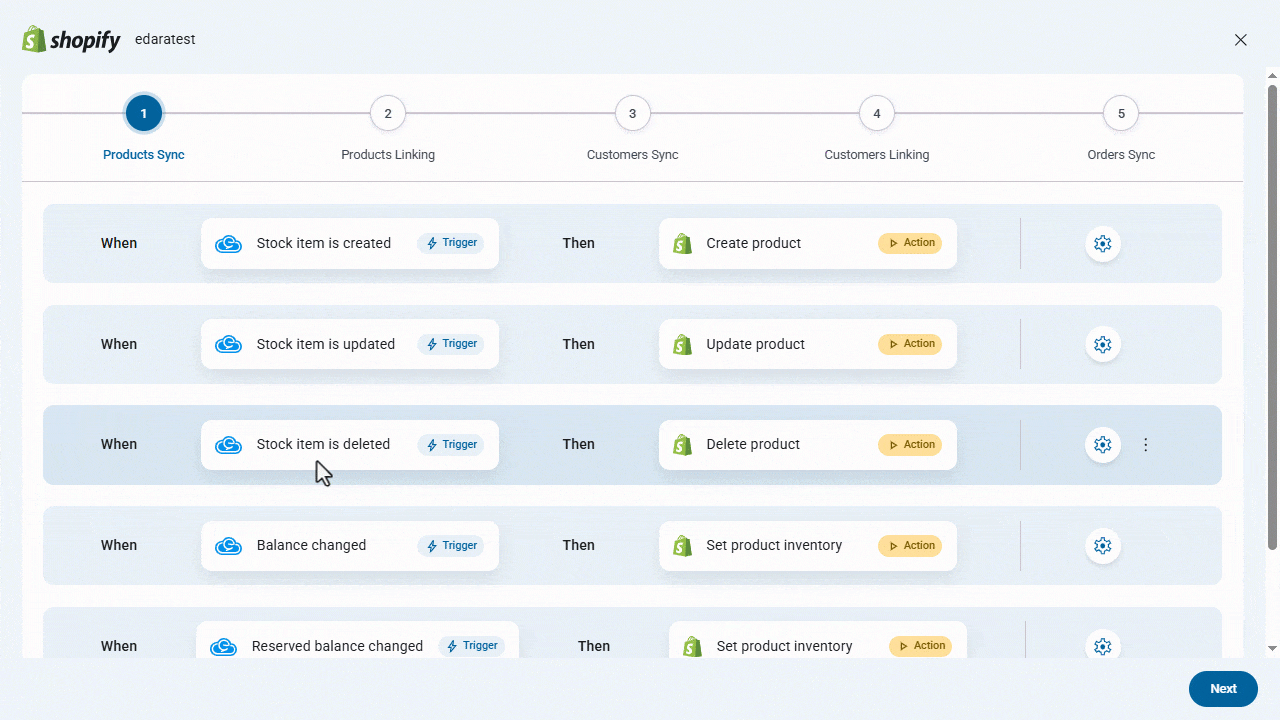 3. When the stock item is deleted in “Edara”, the product is deleted in “Shopify” — Click on “Save”.