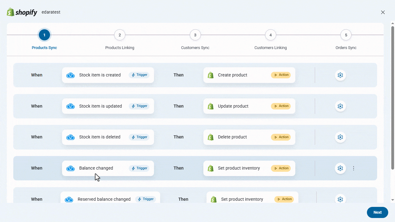 4- When changing the balance of a stock item in “Edara,” the product inventory is adjusted in “Shopify.” — Click on “Save”.
