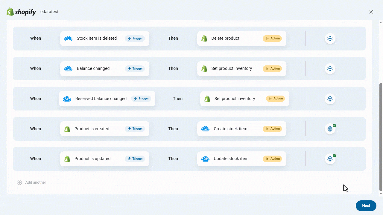 5. When the reserved balance changes in “Edara”, the product inventory is updated in “Shopify” — Click on “Save”.