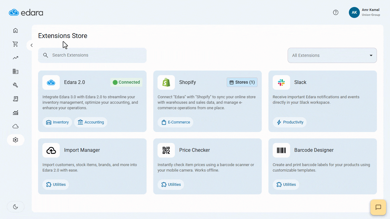 Configuring Automatic Linking Rules for Products and Customers Between “Edara” and “Shopify” — The linking rules will be…