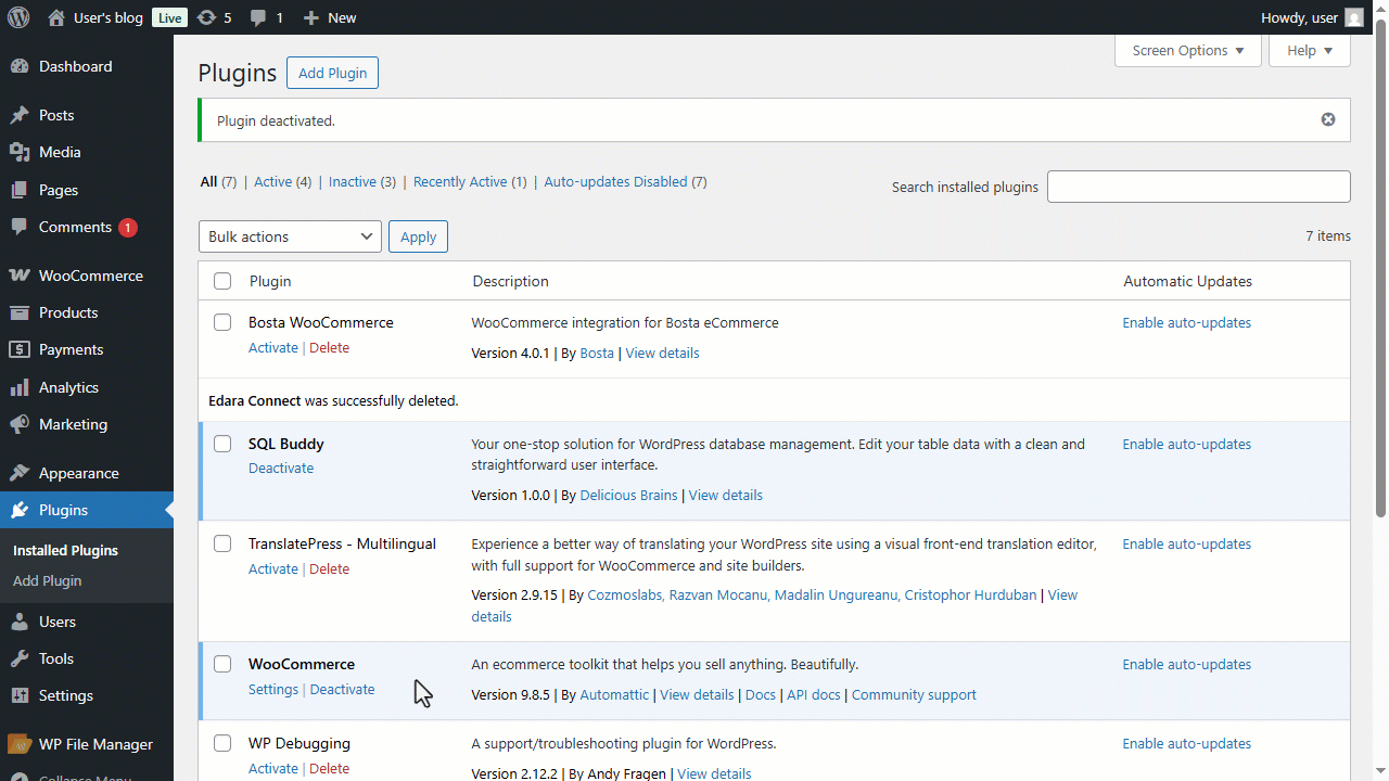 Installing the Required Plugins to Connect with WooCommerce