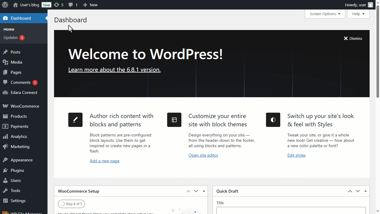 Canceling the WooCommerce integration — Click “OK” to confirm the deletion.