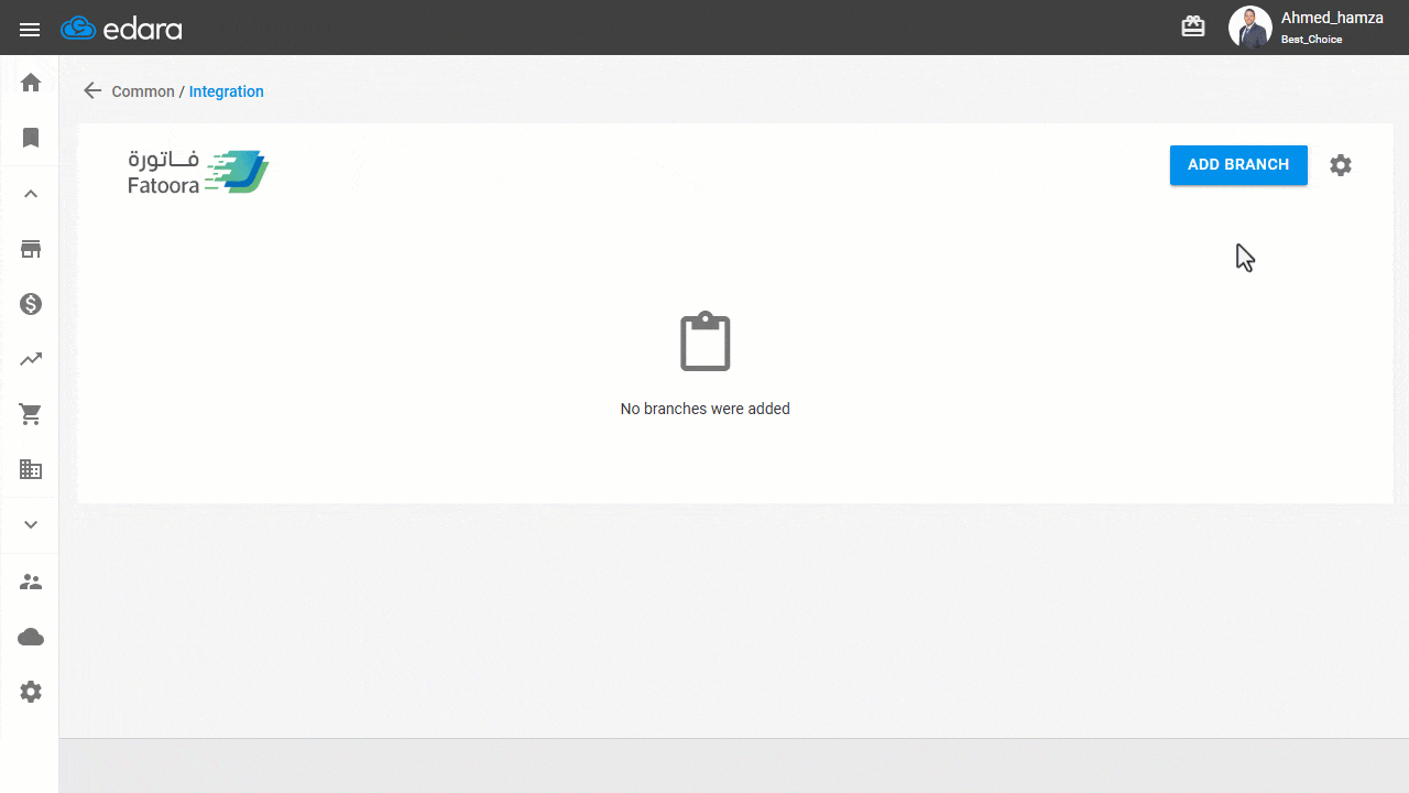 Integrating Between "Edara" and "Fatoora" Platform — Click on “Save”.