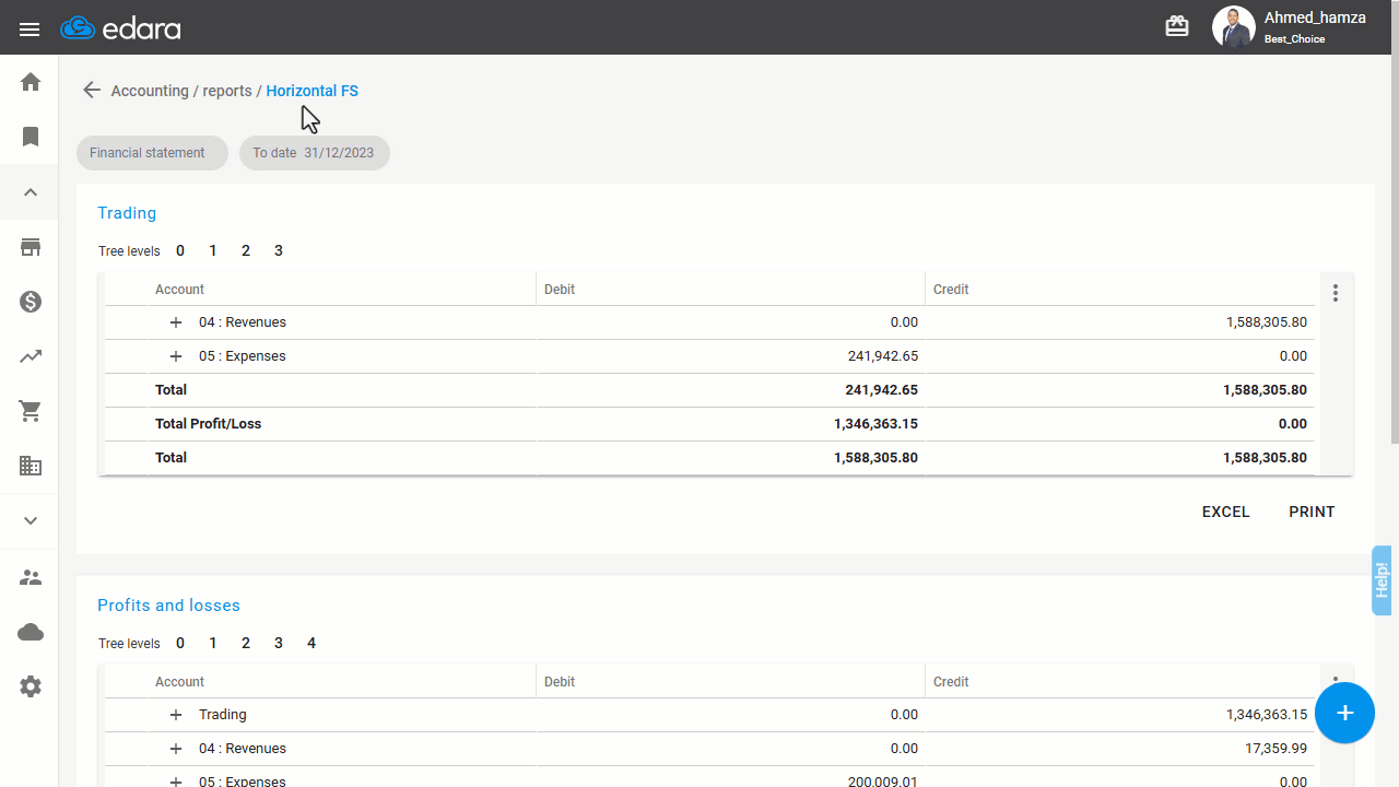 Viewing the Financial Statements Report — After completing the steps above, you can run the financial statements report from…