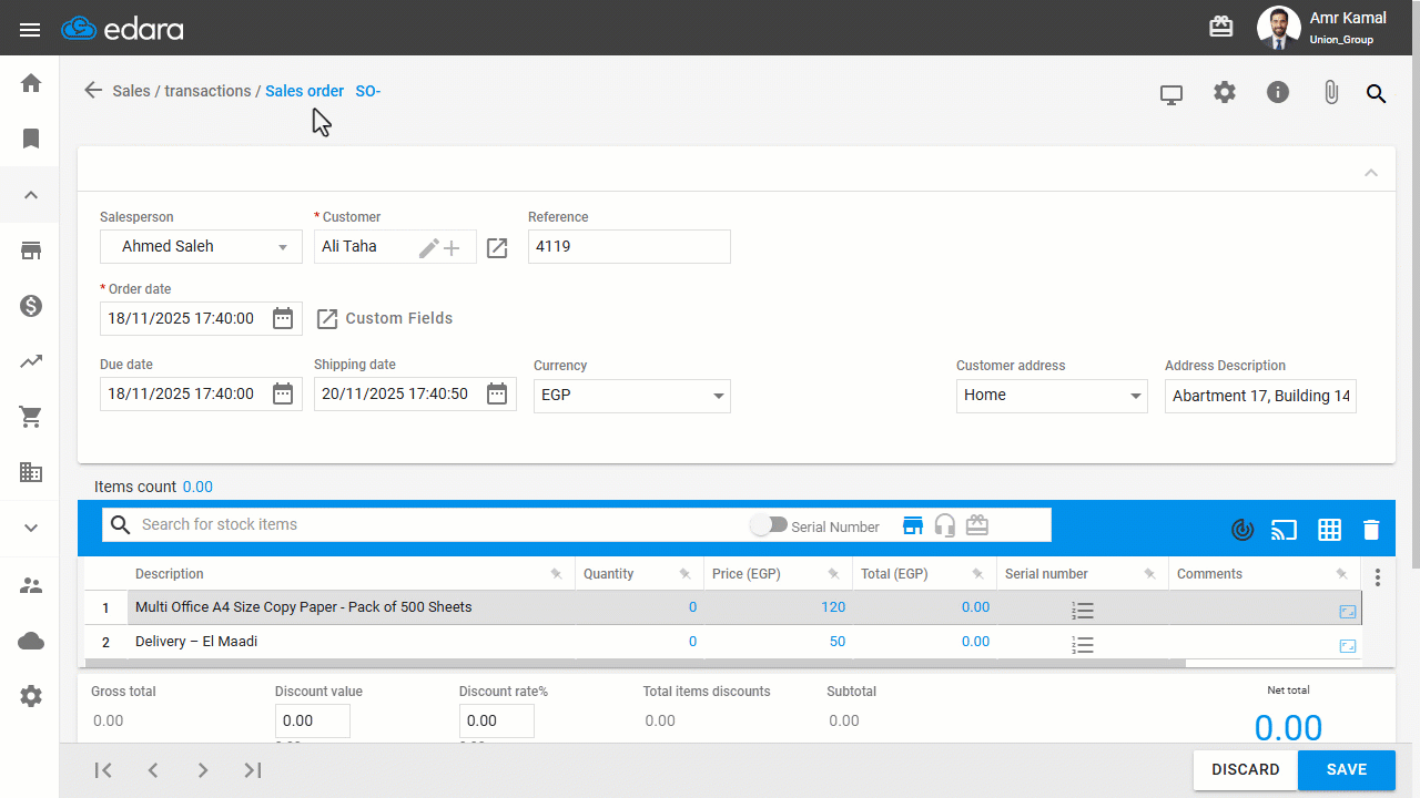 Show Items Count in Orders — Click on “Save”.