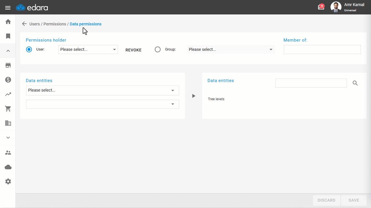 2. Granting a User Access to Specific Suppliers — Click on “Save”.