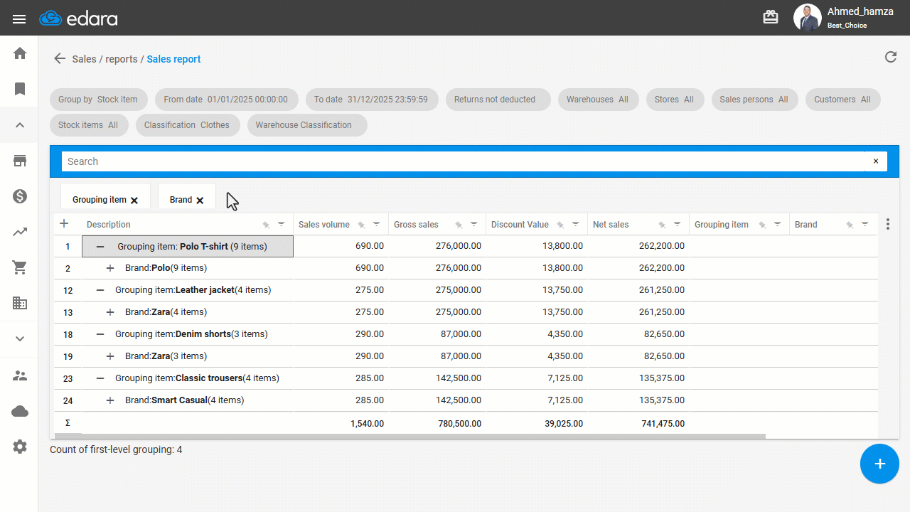 Showing Count of First-Level Grouping in Report Results — You will now see the first-level group count displayed at the…