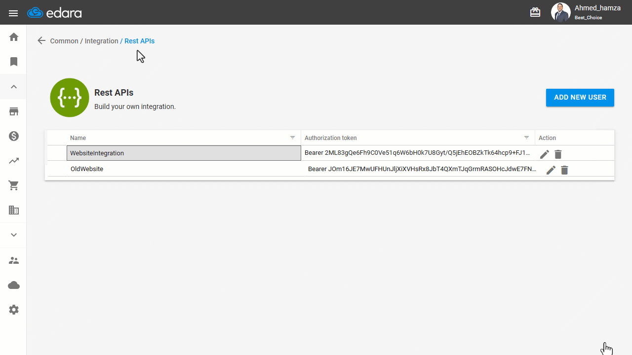 2. Grant User Permissions for Warehouse and Items — Granting\ Revoking Data Access Permission