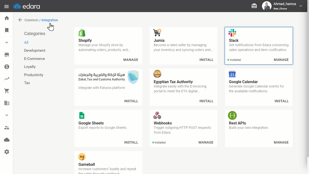 Revoking the Integration with Slack — Click “OK” to confirm.