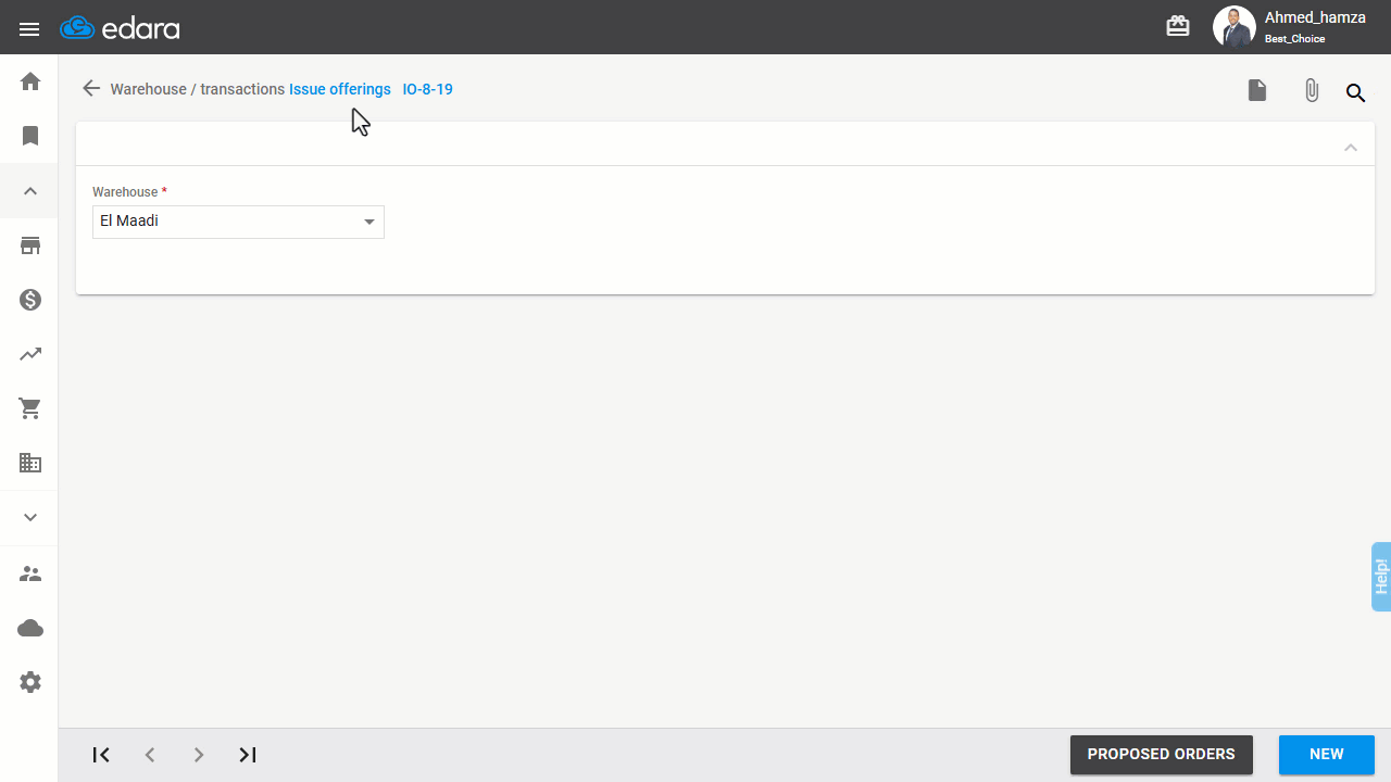 Issuing a Sales Order Created from a Sales Store — Click "Save".