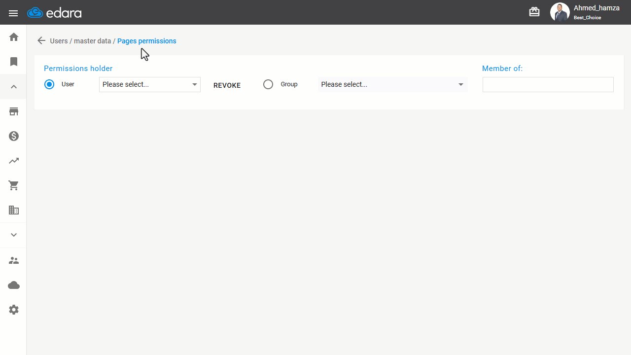 1- Granting Permission to Access the "Journal Entry Listing Page" — Click on “Save”.