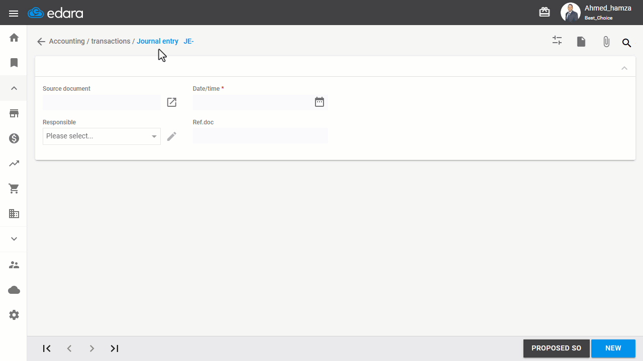 2- Changing the Layout of the Journal Entry Page — Click on "Apply".