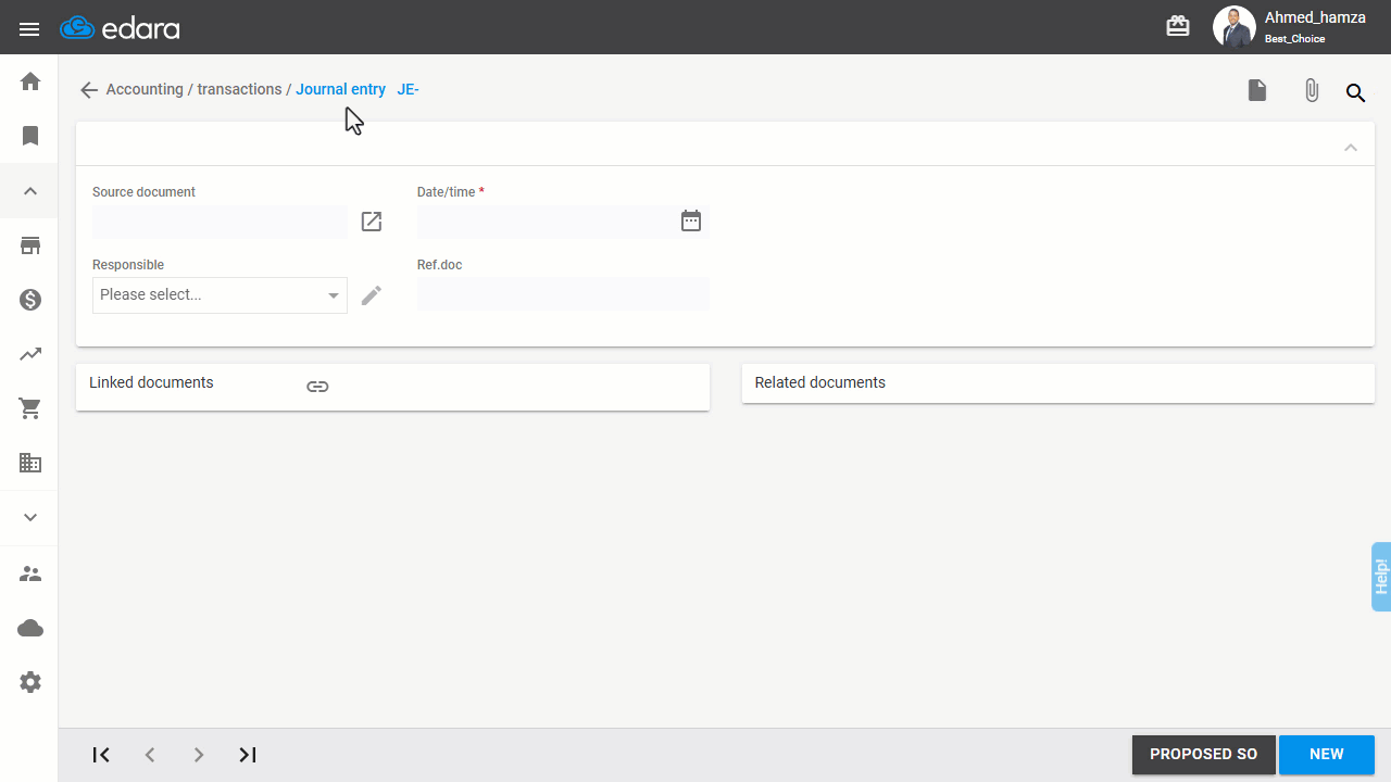 Duplicating a Journal Entry — Click on “Save”.
