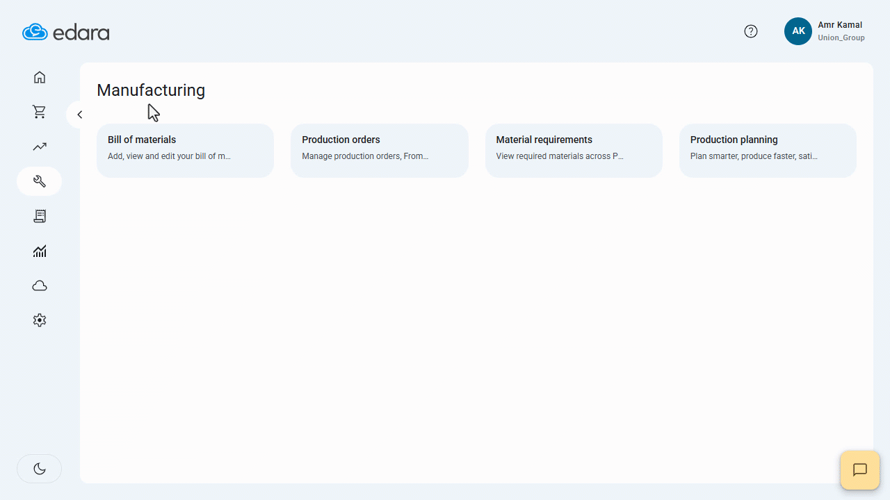 Displaying Production Planning Data — Click on “Apply”.