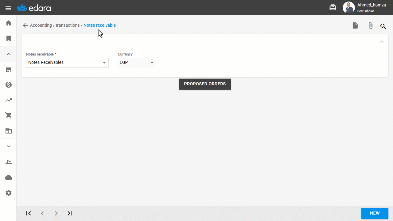 Deleting a Notes Receivable Document — Click “Yes” to complete the deletion.