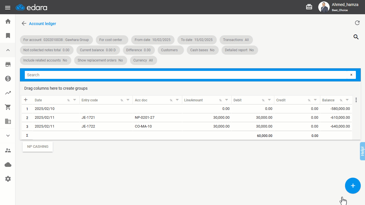 Steps to Cancel the Payment of Notes Payable — Confirm the action by clicking "Yes".