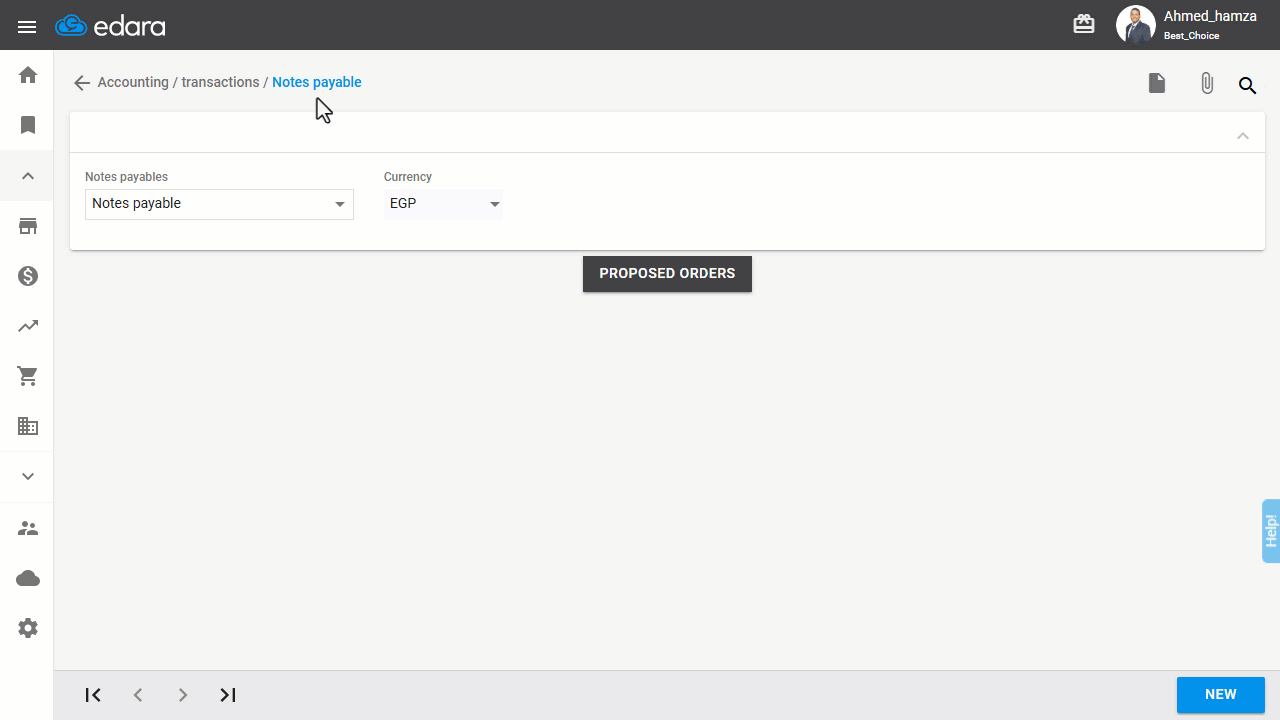 2- From the Accounting Module — Click on "Save".