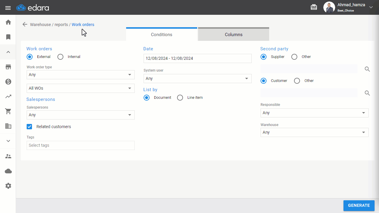 Creating a Sales Tax Invoice — Press "Save"