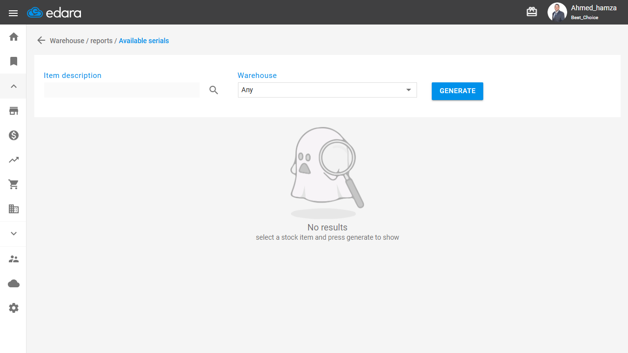 Restricting Users from Viewing Available Serials by Warehouse — After completing these steps, the report page will appear to…