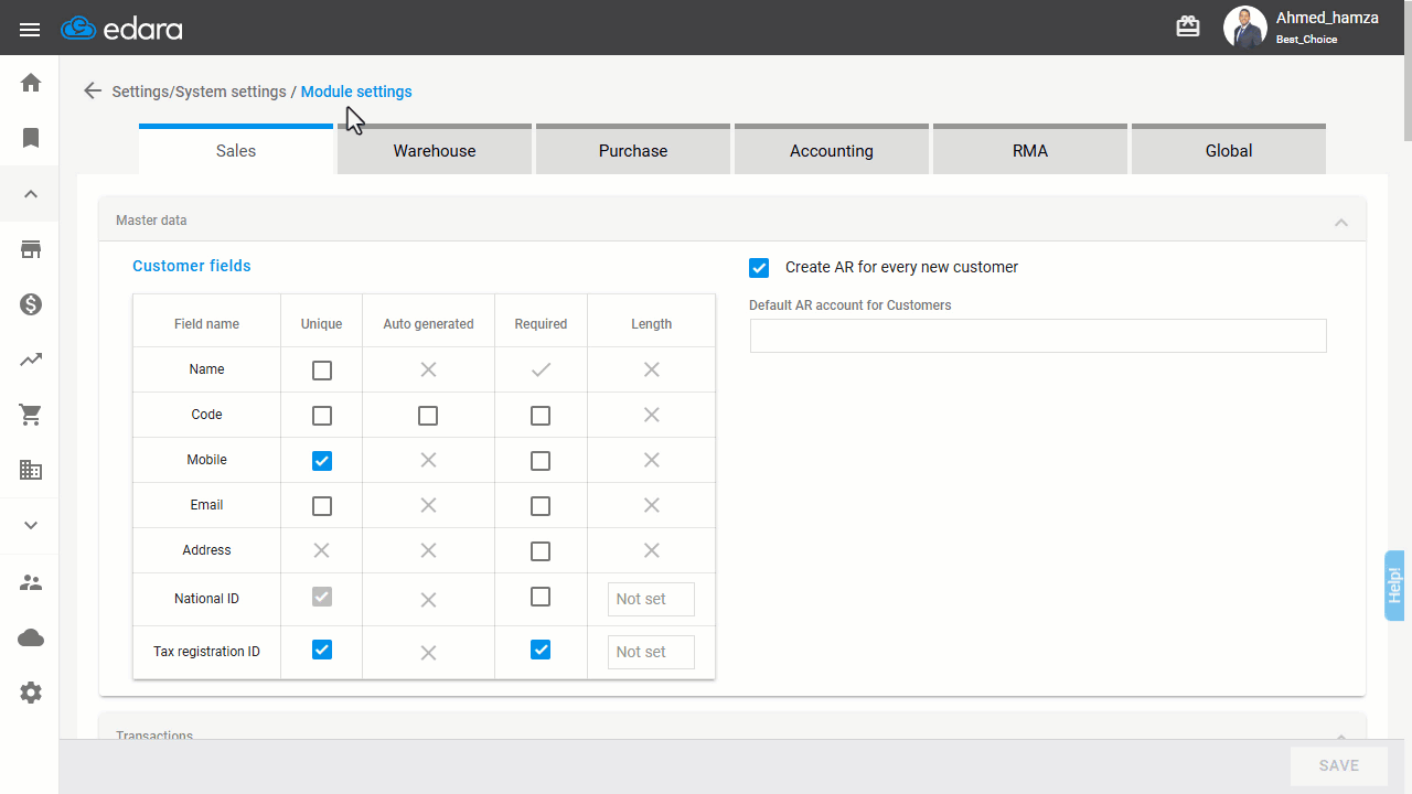 Preventing Browsing Documents with Unpermitted Accounts — Click on “Save”.