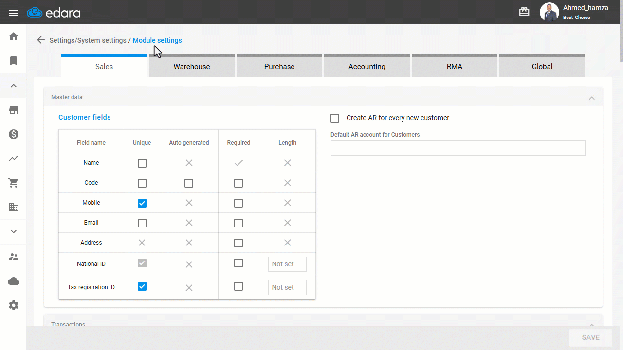 Applying Item Discounts in Purchase Orders — Click on “Save”.