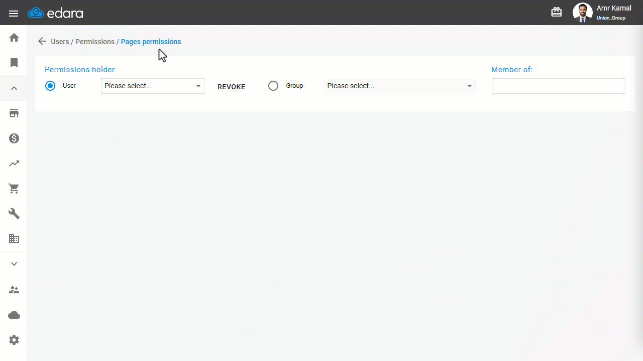 Granting/Revoking Permissions to Edit User Profile — Click on “Save”.
