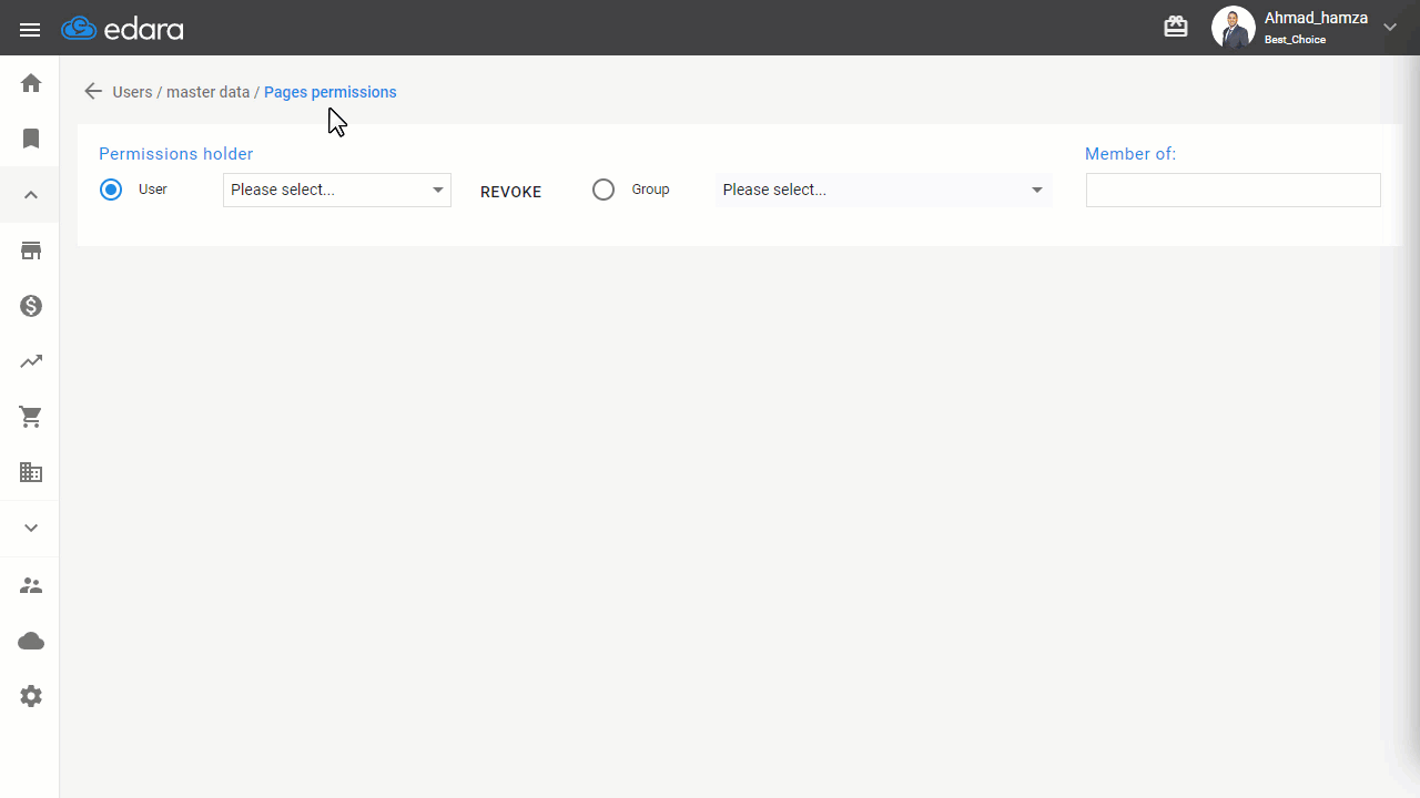 Granting Page Permissions — Click "Save".