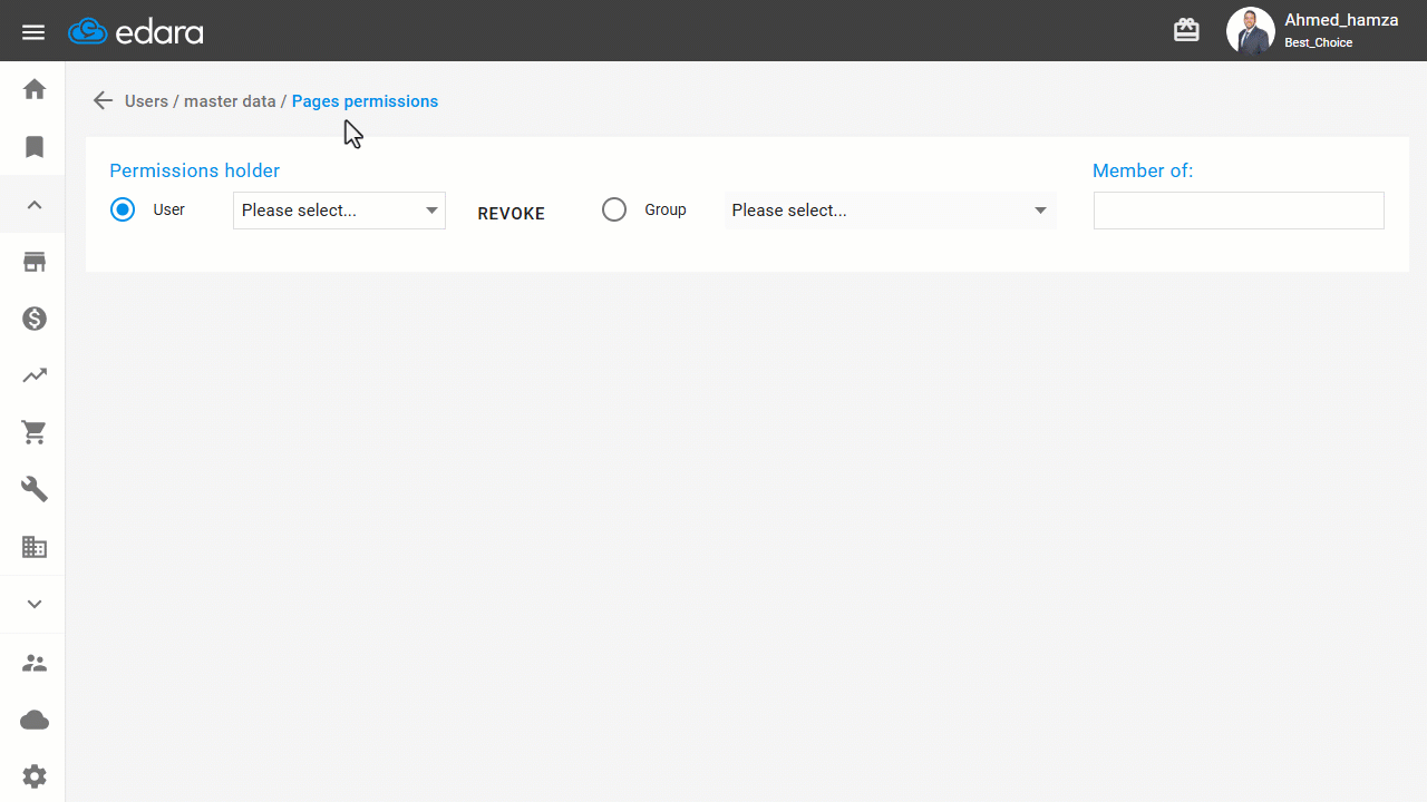 Preventing a User from Deleting a Sales Return — Click on “Save”.