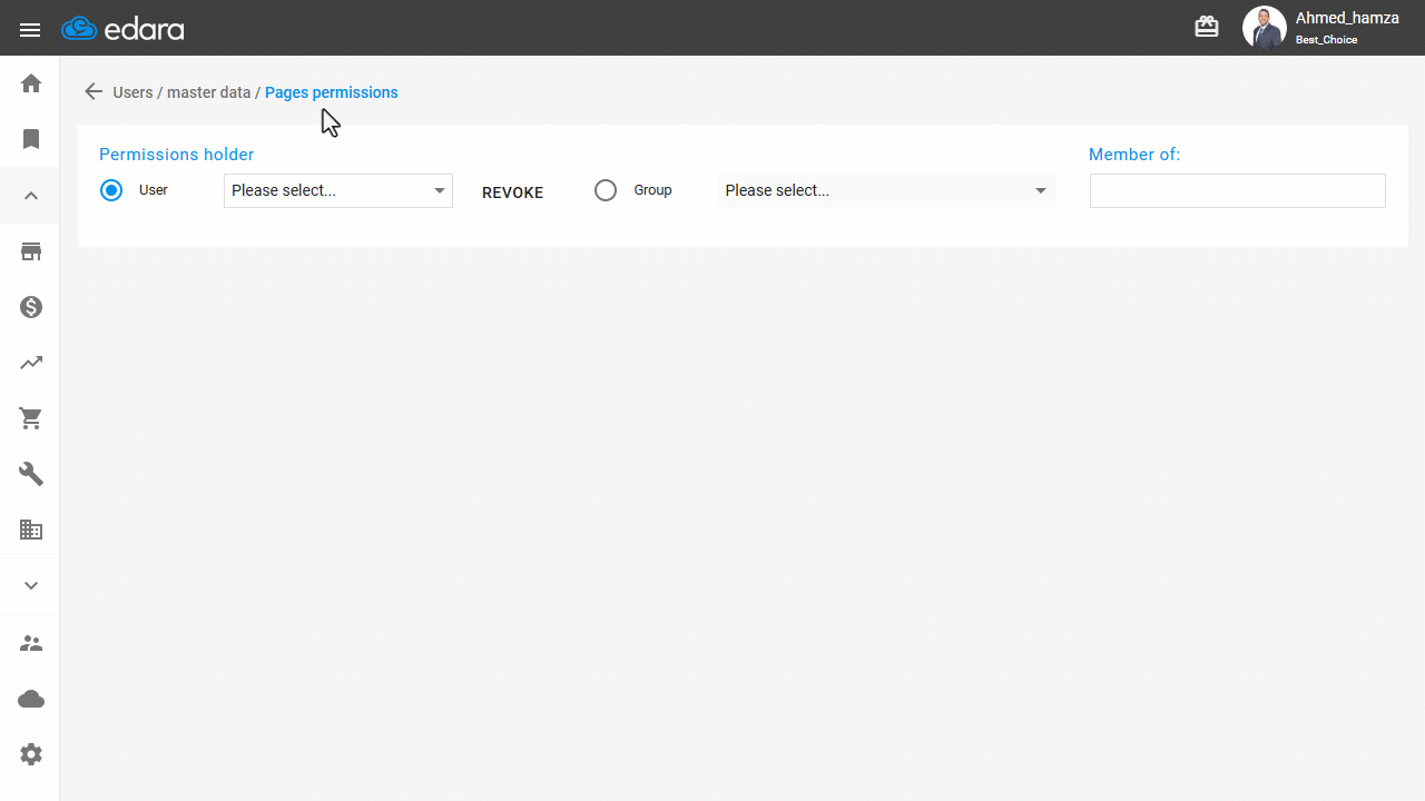 Granting Access to Sales Reports — Click on "Save".