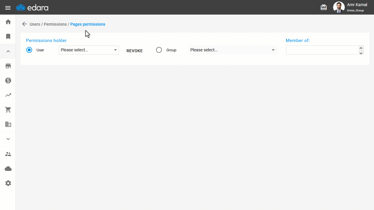 Controlling Warehouse Filter Permissions on the Payment Page — Click on "Save".