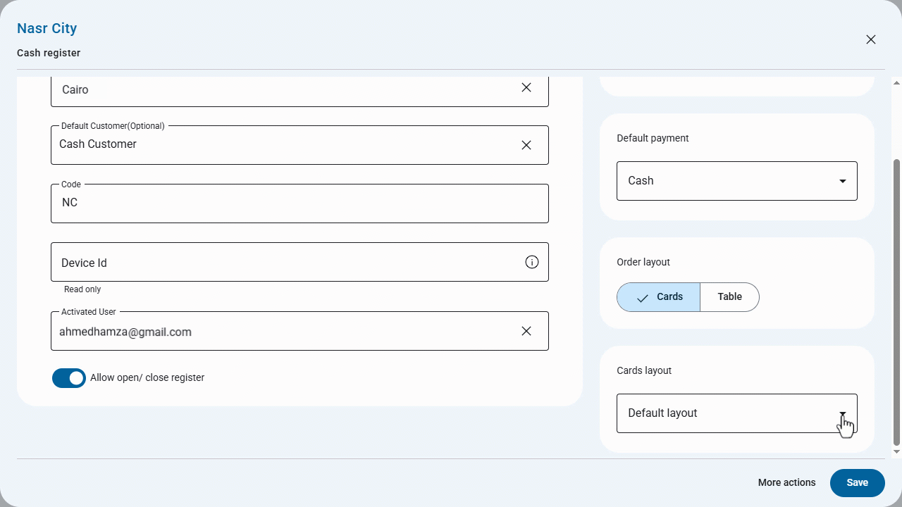 Editing or Deleting an Existing Design — To delete: Click on the delete icon “”, then select “Delete”.
