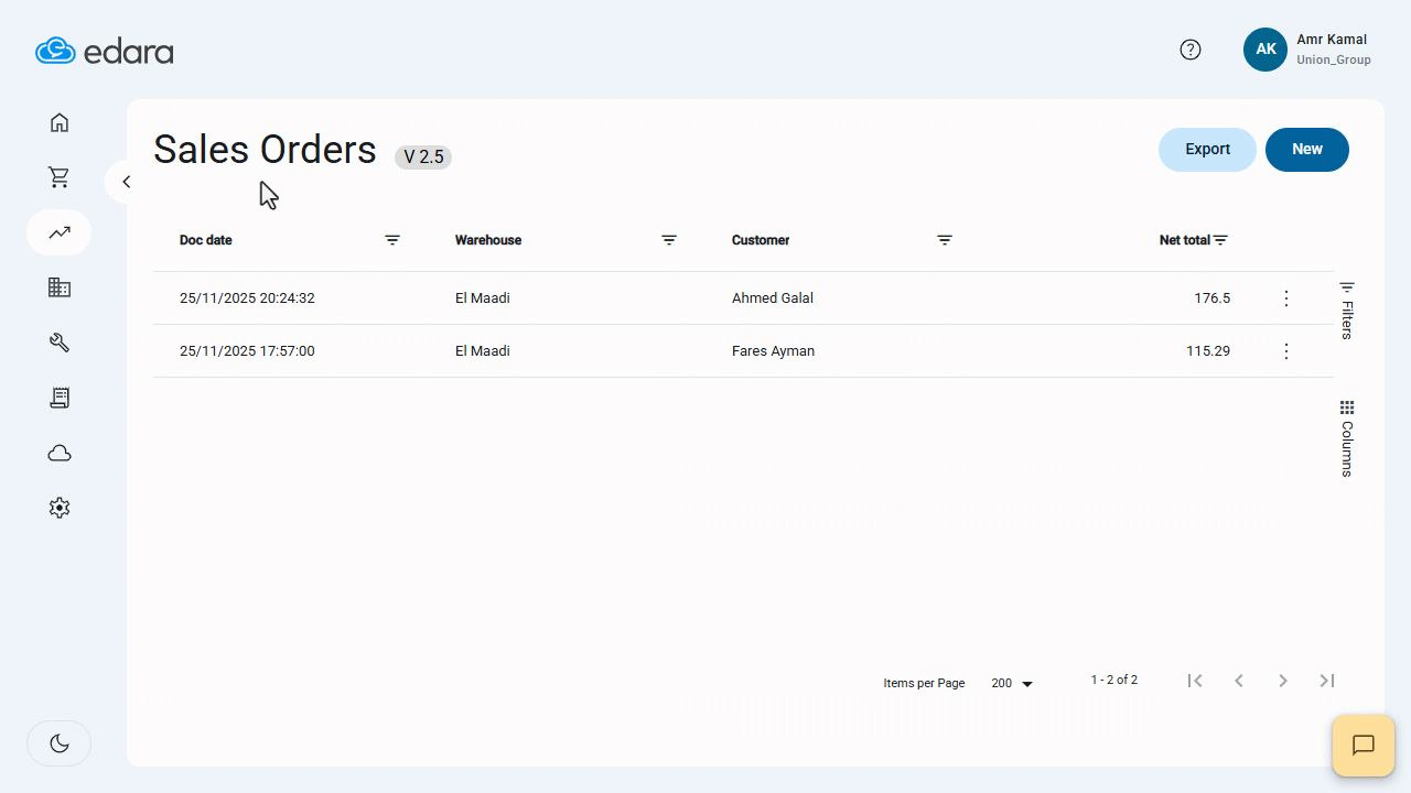 Changing Sales Order Print Template — Click on “Print”.