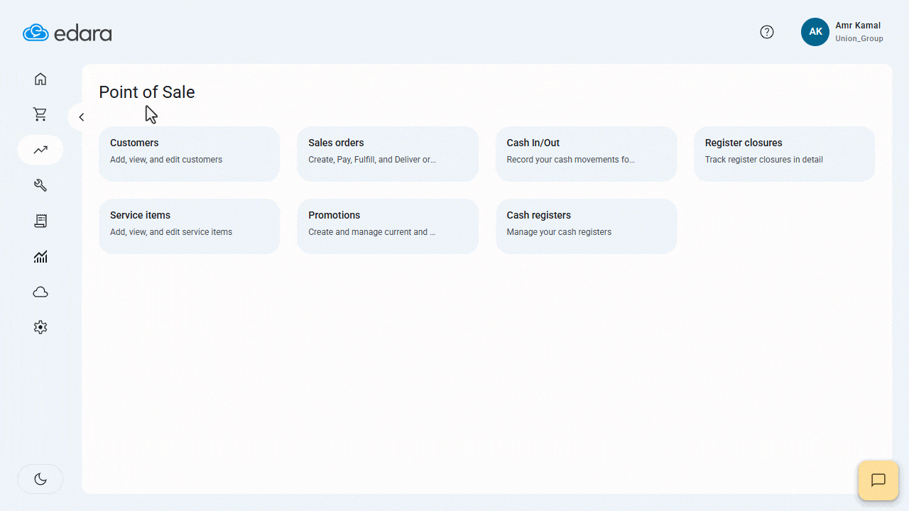 Selecting the Data Source for Sales Orders in POS — Click on “Save”.