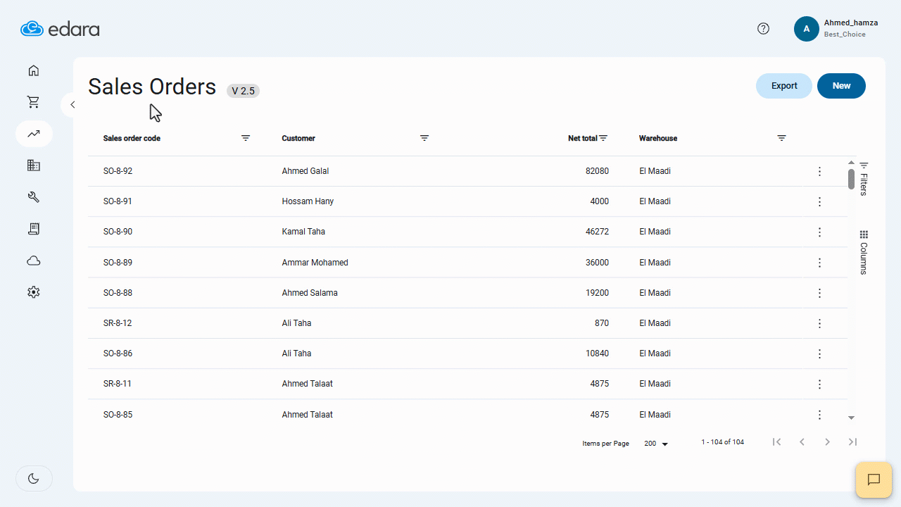 Second: Use Serial Numbers When Creating Sales Orders — Click on “Pay”.