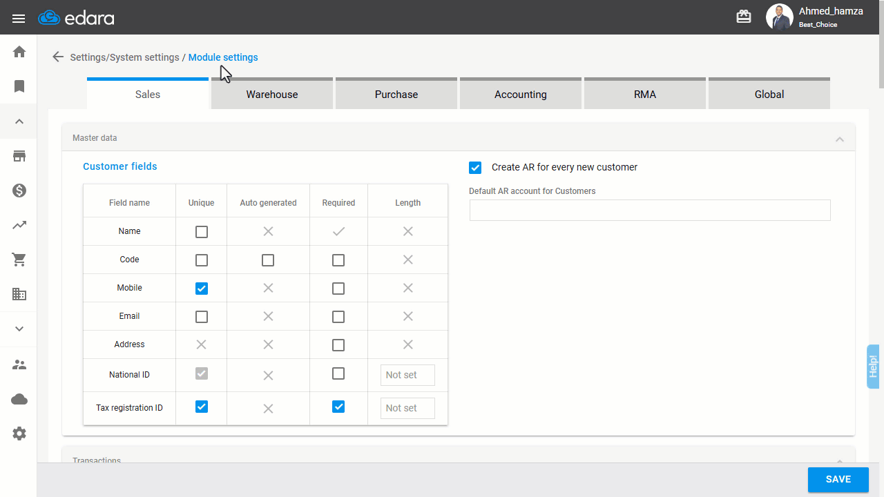 Displaying Stock Item Balance When Selling in POS — The stock balance available in warehouses will appear in the "Balance"…