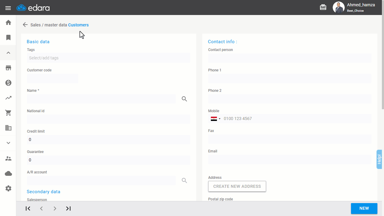 1- Updating from the Customers Page — Click “Update”.