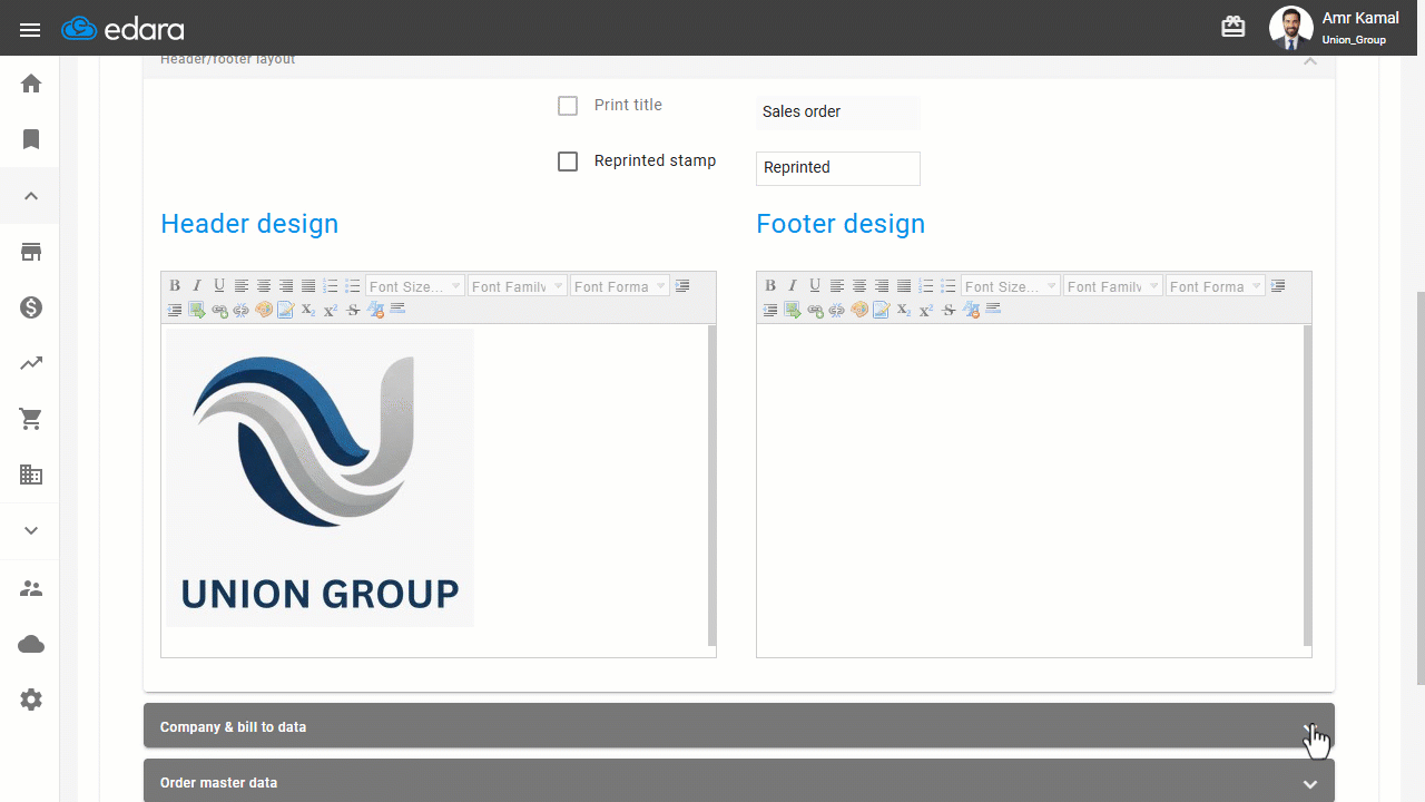 Creating a New Print Template in Simple Mode — Click on “Save”.