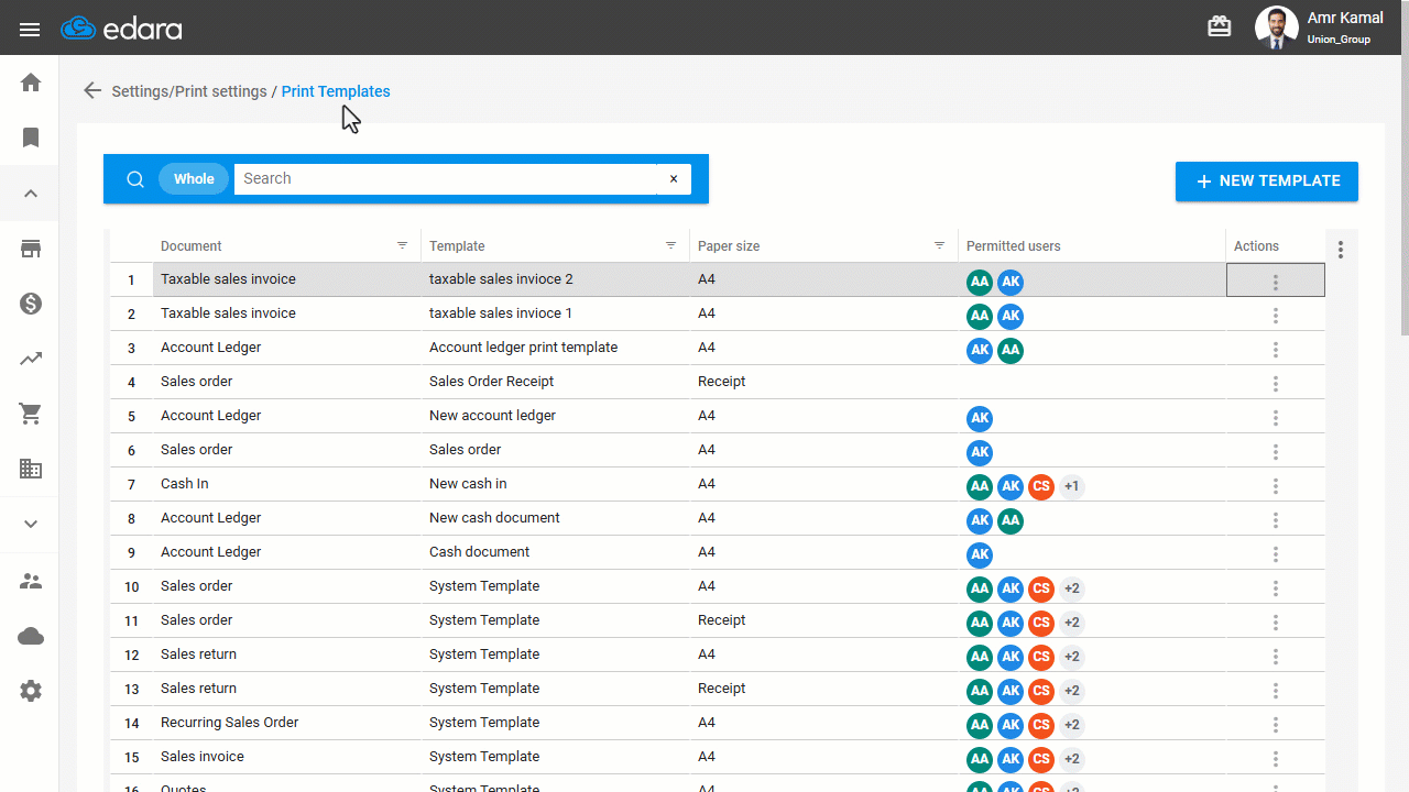 Enabling the Print on Save Setting for Print Templates — Click on “Save”.